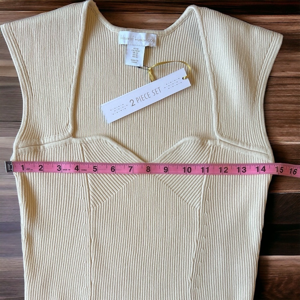 🆕️ Revolve House of Harlow Ribbed Skirt Set - Picture 7 of 13